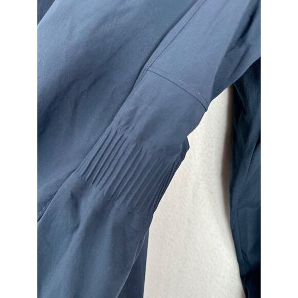 Athleta long sleeve preppy cinched performance popover tunic navy sz S - Picture 7 of 10